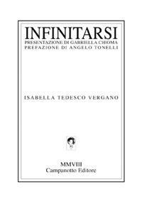 Infinitarsi - Isabella Tedesco Vergano - copertina