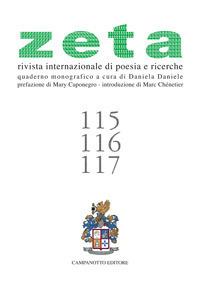 Zeta. Rivista internazionale di poesia e richerche. Vol. 115-117 - copertina