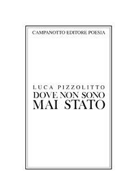 Dove non sono mai stato - Luca Pizzolitto - copertina