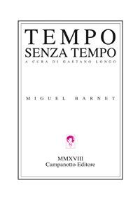 Tempo senza tempo - Miguel Barnet - copertina