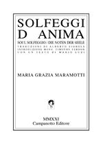 Solfeggi d'anima. Soul solfeggio. Die Noten der Seele