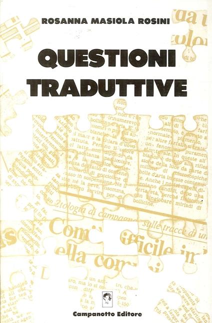 Questioni traduttive - Rosanna Masiola Rosini - copertina