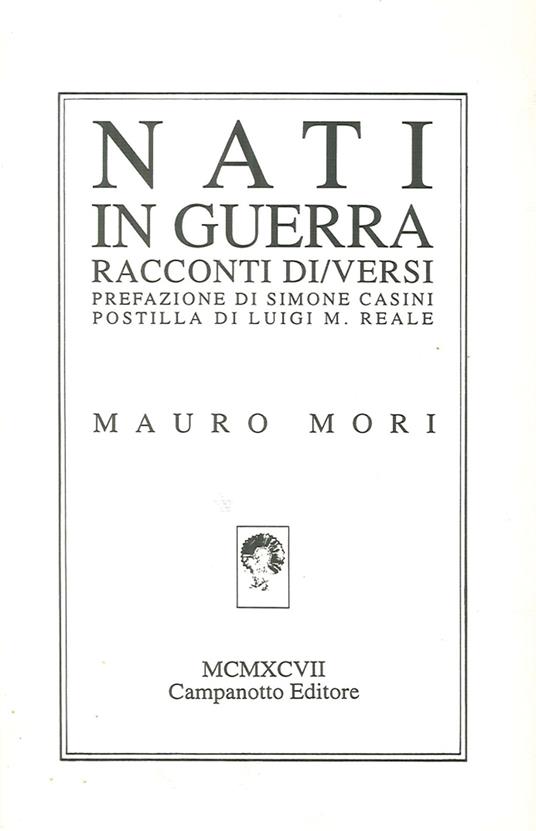 Nati in guerra - Mauro Mori - copertina