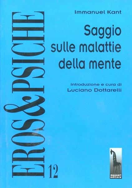 Saggio sulle malattie della mente - Immanuel Kant - copertina