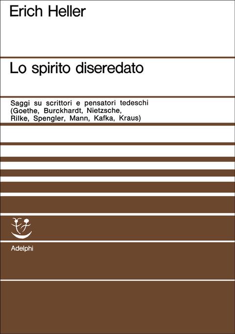 Lo spirito diseredato - Erich Heller - copertina