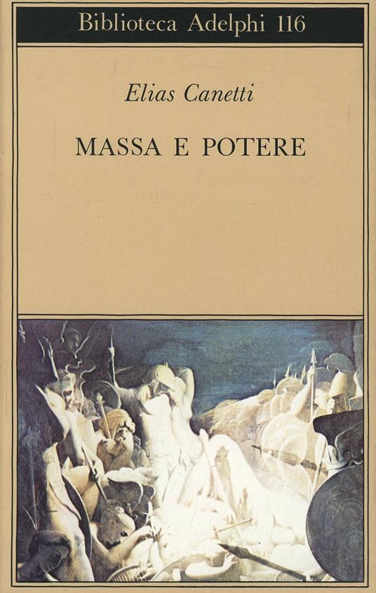 Massa e potere - Elias Canetti - copertina