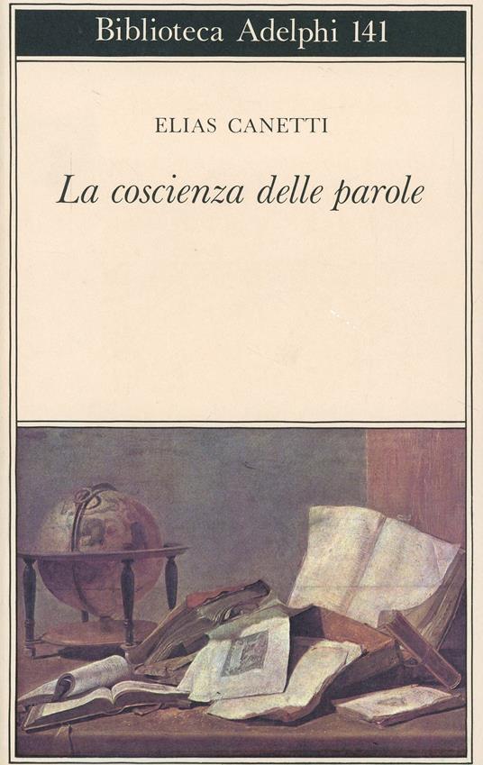 La coscienza delle parole - Elias Canetti - copertina