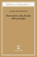 Osservazioni sulla filosofia della psicologia