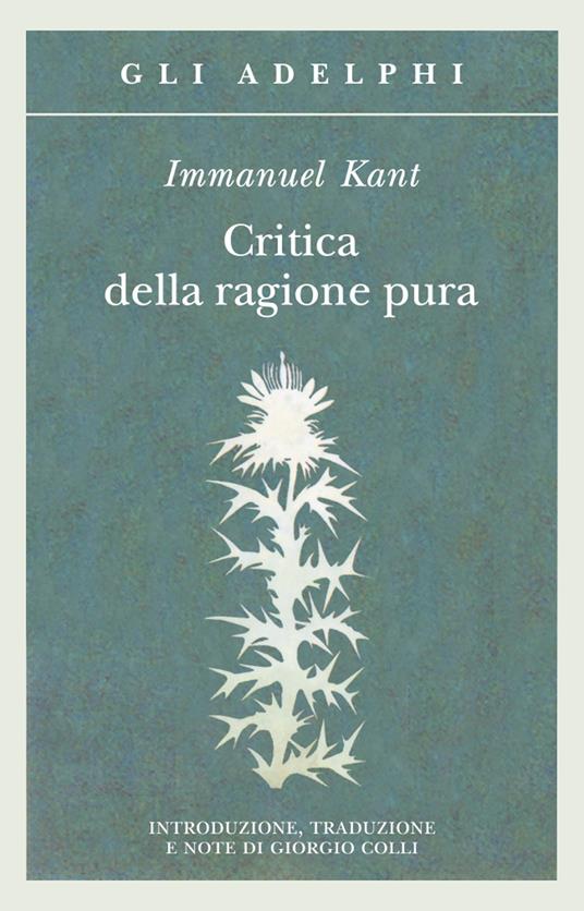 Critica della ragione pura - Immanuel Kant - copertina