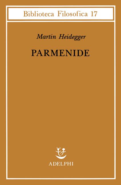 Parmenide - Martin Heidegger - copertina