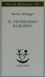 Il nichilismo europeo