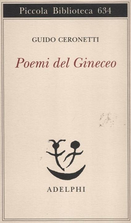 Poemi del Gineceo - Guido Ceronetti - copertina