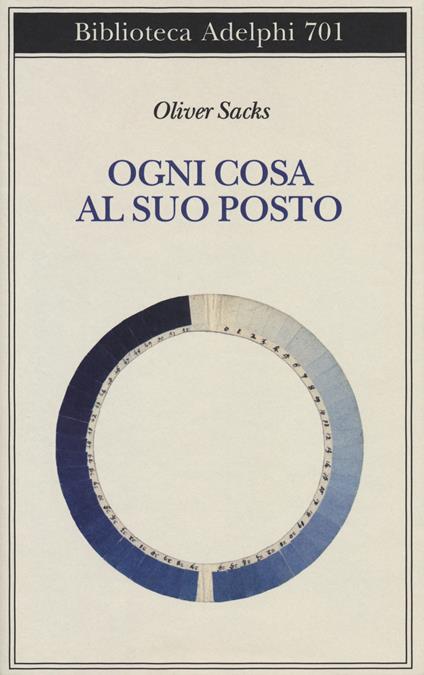 Ogni cosa al suo posto - Oliver Sacks - copertina