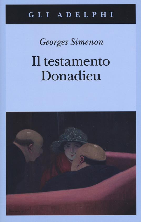 Il testamento Donadieu - Georges Simenon - copertina