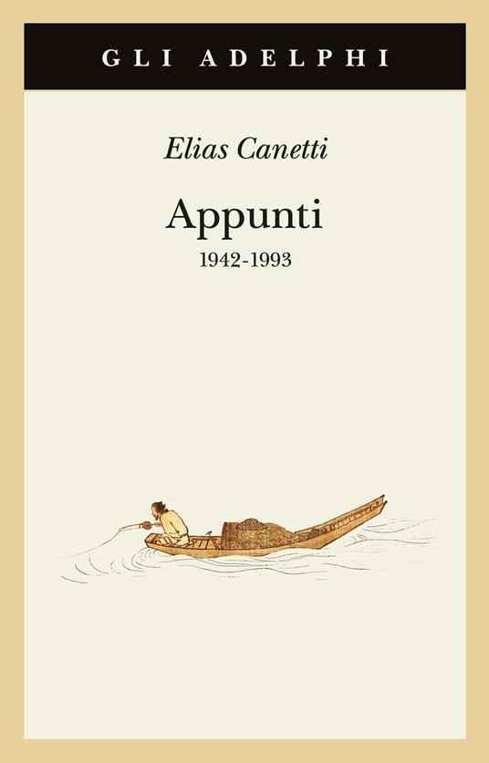 Appunti 1942-1993 - Elias Canetti - copertina