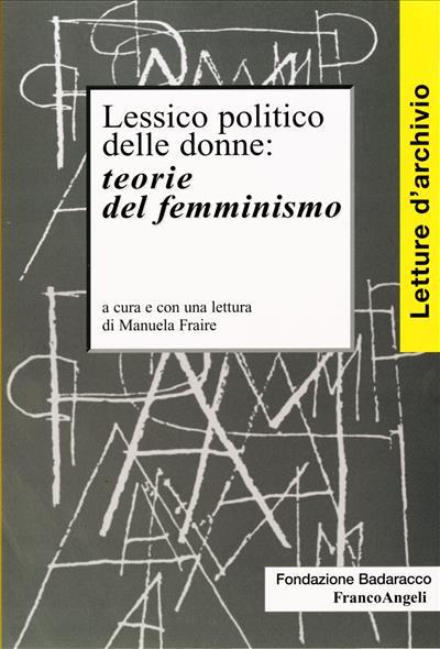 Lessico politico delle donne: teorie del femminismo - copertina