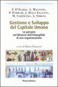 Gestione e sviluppo del capitale umano. Le persone nel bilancio dell'intangibile di un'organizzazione - copertina