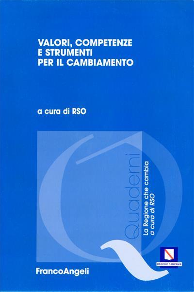 Valori, competenze e strumenti per il cambiamento - copertina