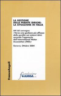 La gestione delle perdite idriche: la situazione in Italia. Atti del Convegno (Genova, ottobre 2004) - copertina