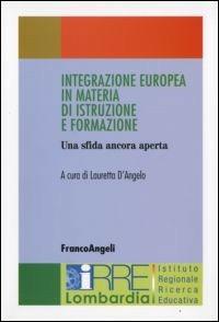 Integrazione europea in materia di istruzione e formazione - copertina