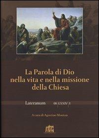 La Parola di Dio nella vita e nella missione della Chiesa - copertina