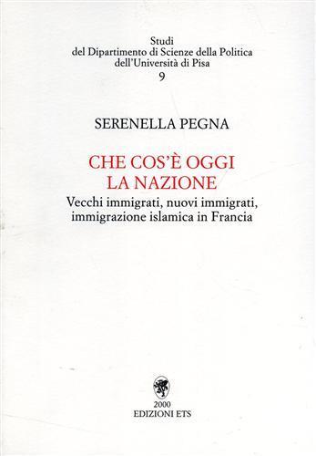 Che cos'è oggi la nazione. Vecchi immigrati, nuovi immigrati. Immigrazione islamica in Francia - Serenella Pegna - copertina