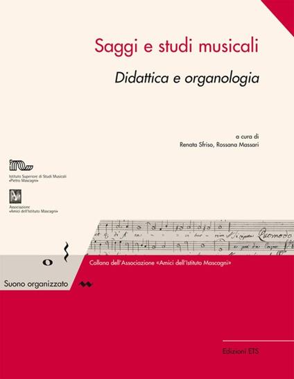 Didattica e organologia. Saggi e studi musicali - copertina