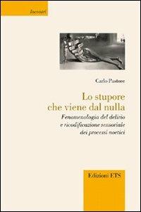 Lo stupore che viene dal nulla. Fenomenologia del delirio e ricodificazione sensoriale dei processi noetici - Carlo Pastore - copertina