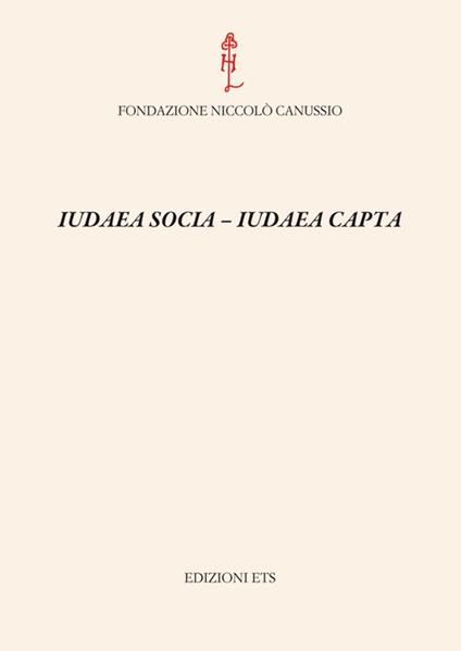 Iudaea socia, iudaea capta - copertina