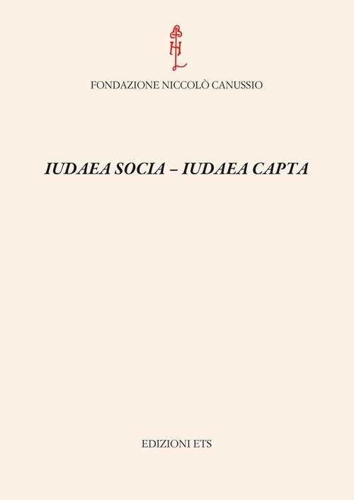 Iudaea socia, iudaea capta - copertina