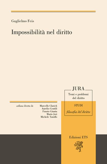 Impossibilità nel diritto - Guglielmo Feis - copertina