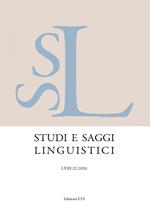 Studi e saggi linguistici (2020). Vol. 2