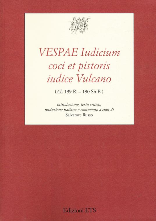 Vespae iudicium coci et pistoris iudice Vulcano (AL 199 R. – 190 Sh.B.) - copertina