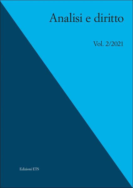 Analisi e diritto (2021). Vol. 2 - copertina