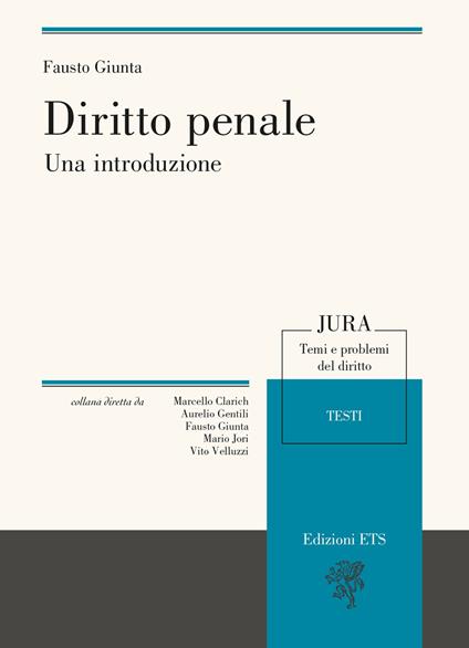 Diritto penale. Una introduzione - copertina