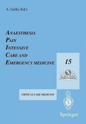 APICE. Anaesthesia, pain, intensive care and emergency medicine - copertina