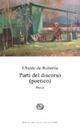 Parti del discorso (poetico) - Ubaldo De Robertis - copertina