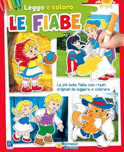 Leggo e coloro le fiabe - Cristina Grottoli - copertina