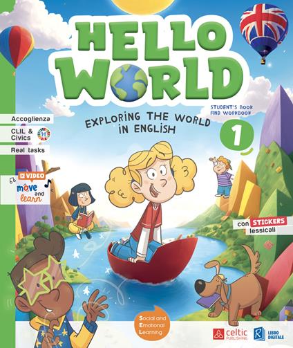  Hello world. Exploring the world in English. Student's book & workbook . With Wonder magazine, Hello world INVALSI. Con e-book. Con espansione online. Vol. 5