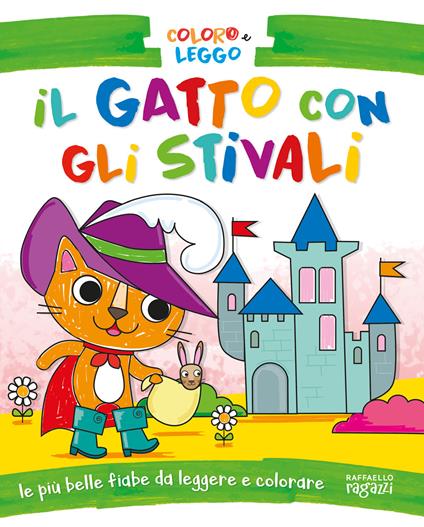 Il gatto con gli stivali. Coloro e leggo. Ediz. a colori - Cristina Grottoli - copertina