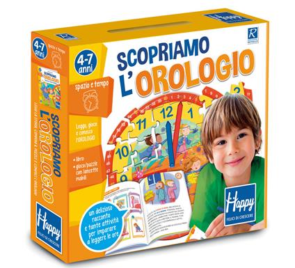 Scopriamo l'orologio. Happy. Ediz. illustrata. Con gadget - Gabriella Santini - copertina