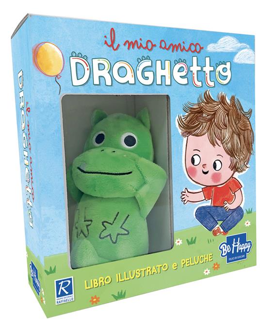 Draghetto. Il mio amico. Ediz. a colori. Con peluche - Maria Elisabetta Giordani - copertina