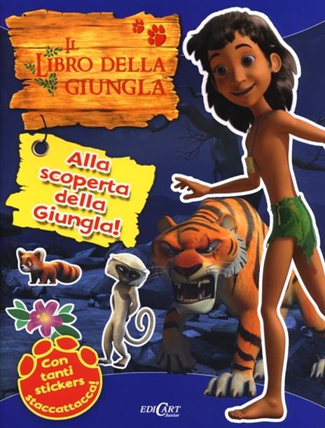 Alla scoperta della giungla! Il libro della giungla. Con adesivi - 4