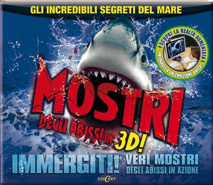 Mostri degli abissi in 3D! Ediz. illustrata. Con CD-ROM - copertina