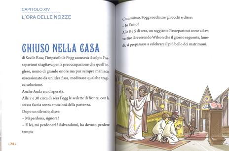 Il giro del mondo in 80 giorni-Viaggio al centro della terra da Jules Verne. Ediz. a colori - Roberto Piumini,Alessandro Gatti - 4