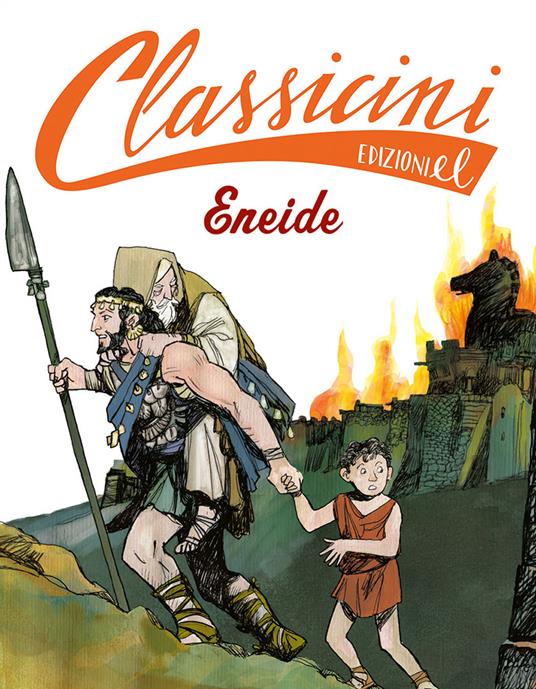 Eneide da Virgilio. Classicini. Ediz. a colori - Davide Morosinotto - copertina