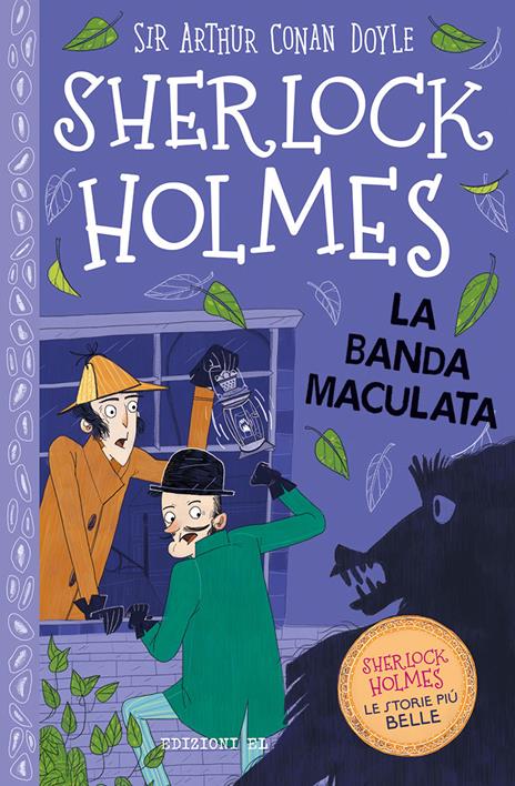 Sherlock Holmes. La banda maculata - Arthur Conan Doyle,Stephanie Baudet - copertina