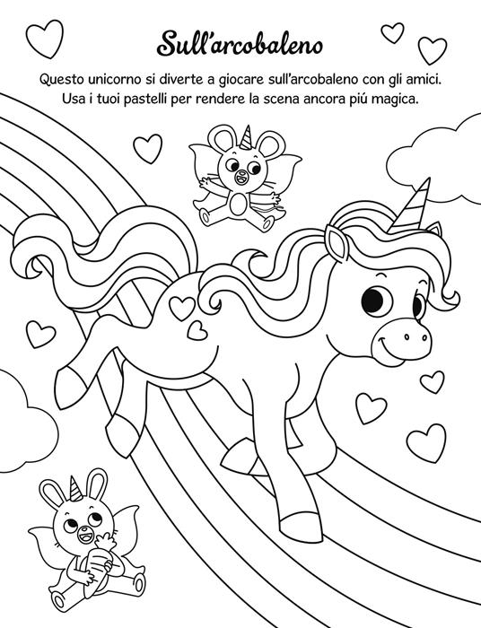 Magici unicorni da colorare. Ediz. illustrata. Con 16 pennarelli impilabili  - Lucia Feoli - Libro - EL - Libri attivi | IBS