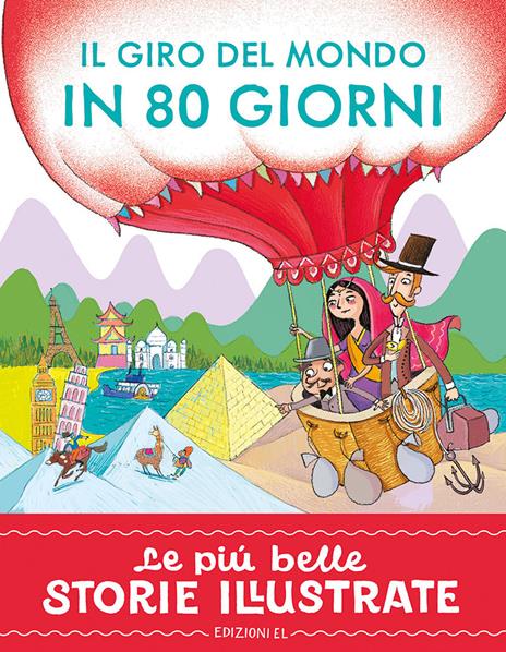 Il giro del mondo in 80 giorni. Stampatello maiuscolo. Ediz. a colori - Stefano Bordiglioni - copertina