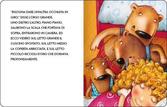 Riccioli d'Oro e i tre orsi. Stampatello maiuscolo. Ediz. a colori - Roberto Piumini - 2